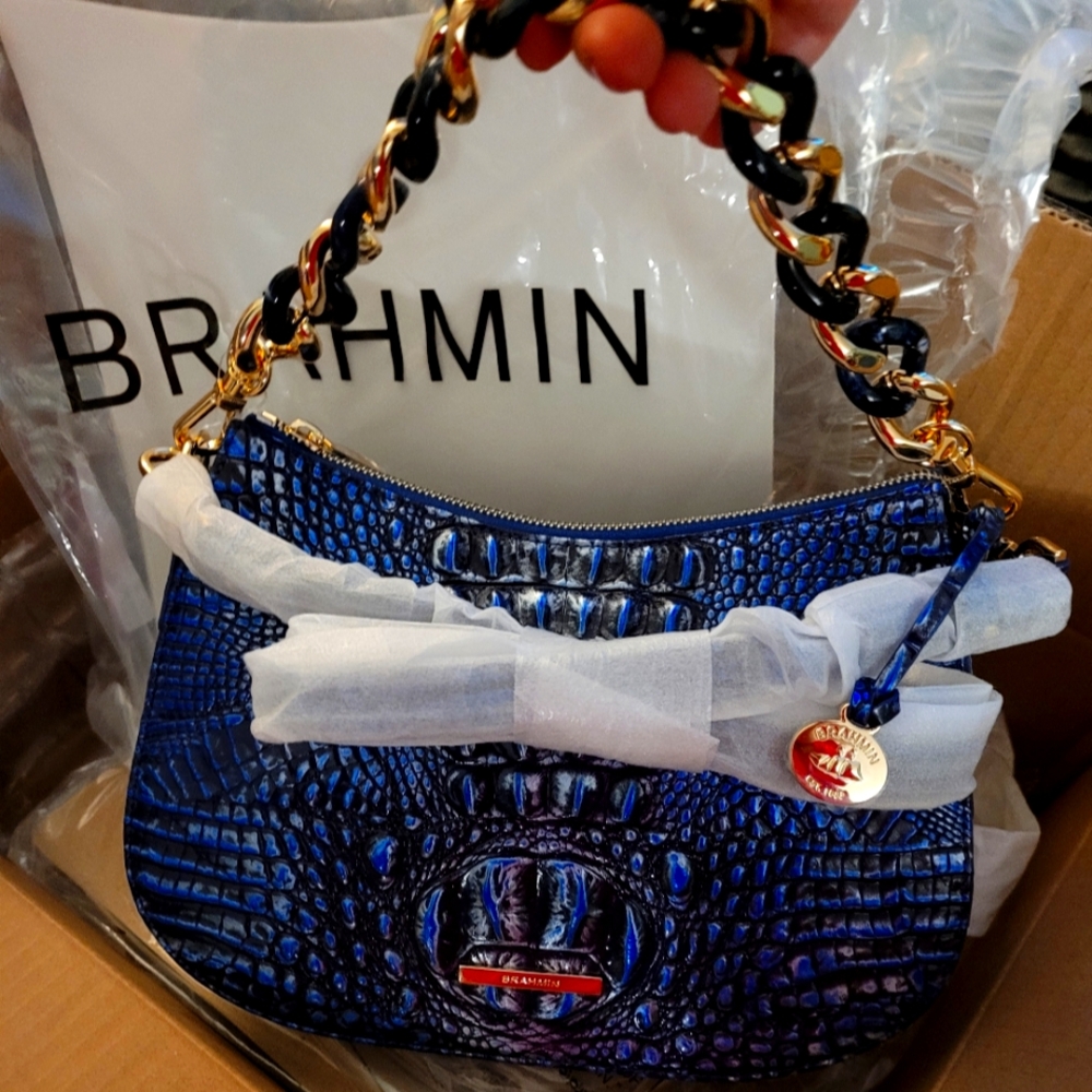 Brahmin Mod Shayna handbag  "Kyanite melbourne " Nwt - Picture 11 of 16